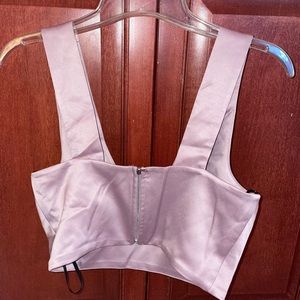 Purple forever21 crop top